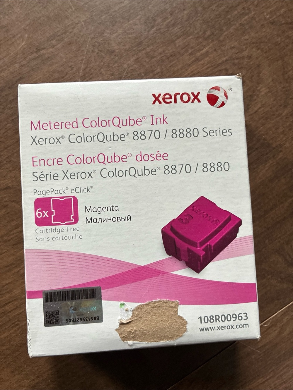 Xerox Colorcube 8870/8880 6x Magenta 108R009643 NEW